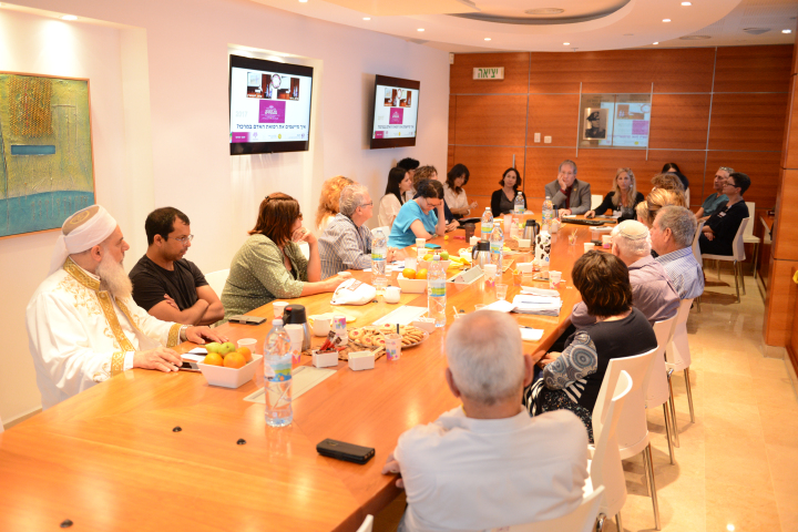 Meeting of “The Patients’ Parliament” at Rambam, attended by Dr. Michael Halberthal. Photography: Nathaniel Ayzik, Rambam Spokesperson's Office.