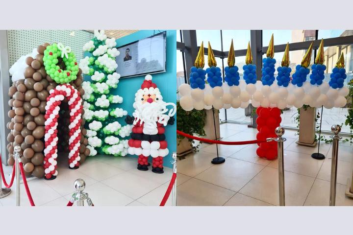 
In the photo:  The entrance to the Ruth Rappaport Children's Hospital decorated with balloons
Photography: Rambam HCC
