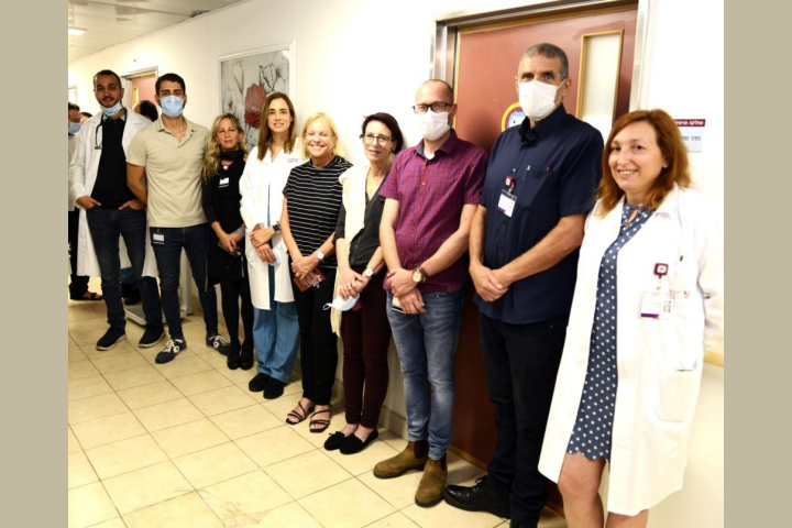 Some attendees at the opening ceremony of the new Inpatient Unit - Hematology B. Photography: Rambam HCC
