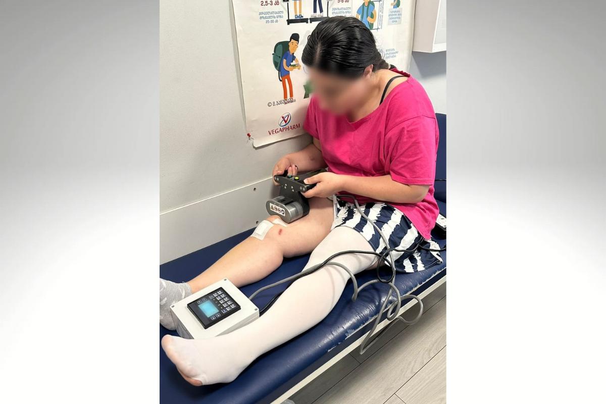 בתמונה: ס', המטופלת שנותחה בטביליסי, גיאורגיה.  צילום: הקריה הרפואית רמב"ם.