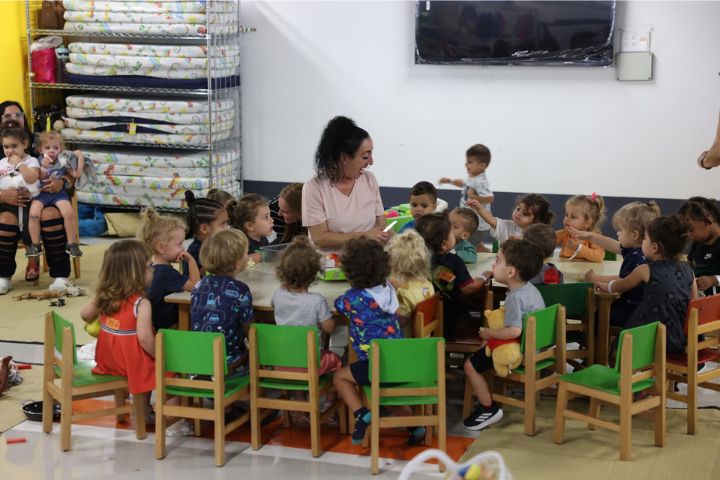בתמונה: כיתות הפעוטון שנפתח הבוקר ברמב"ם.  צילום: הקריה הרפואית רמב"ם.