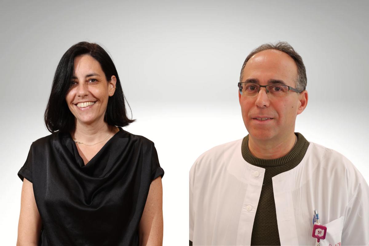 בתמונות: ד"ר רותם לפידות ופרופ' ברק צפריר. צילום: הקריה הרפואית רמב"ם.