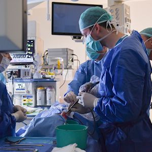 Dr. Morisio Cohen Weiser performing
Eustachian tube catheterization.
Photographer: Itamar Hashesh-Daniel, 
Spokesperson's Office, RHCC
