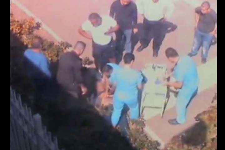 ​בתמונה: הרגעים המכריעים בהם צוות טיפול נמרץ לב נלחמו על חיי המטופל 
צילום: מחלקת הביטחון של בית החולים רמב"ם