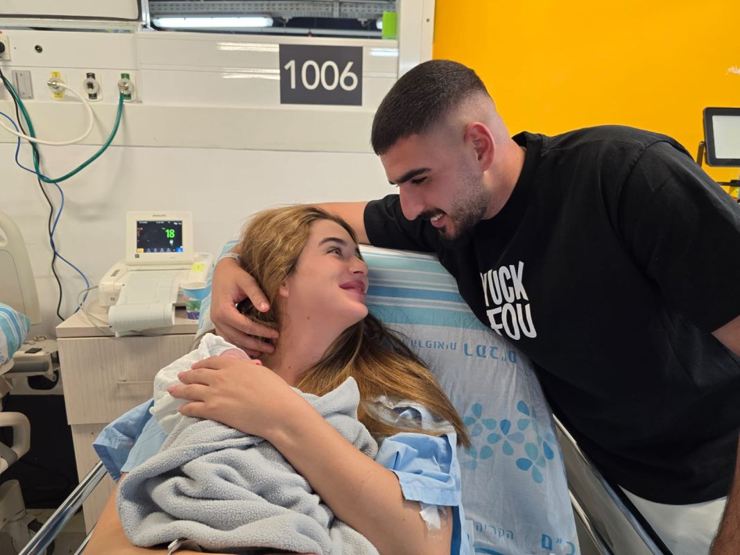 "עדיף להיות במקום בטוח" יובל וירין לאחר הלידה
